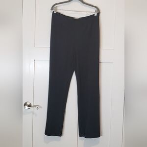 Coldwater Creek Classic Fit Pull On Pants W/Stretch Charcoal Grey Medium   10-12